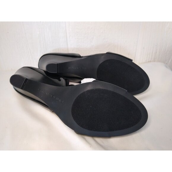 Bandolino Fillmore Women's 9.5 Wedge Sandals Open Toe 3" Heel Shoes Black NEW! - Picture 7 of 8